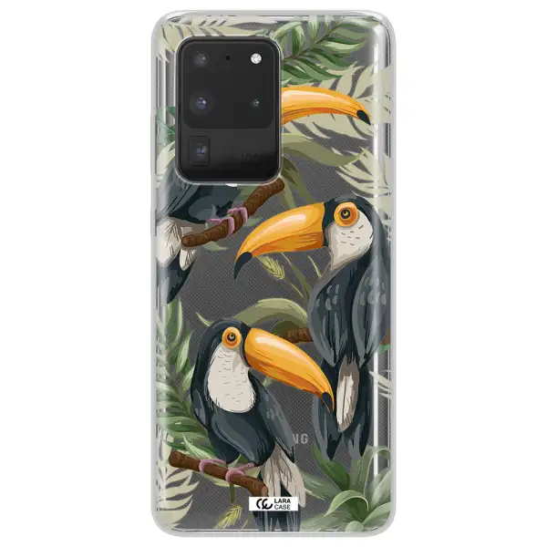 Tropical Bird Samsung S20 Ultra Clear TPU Case