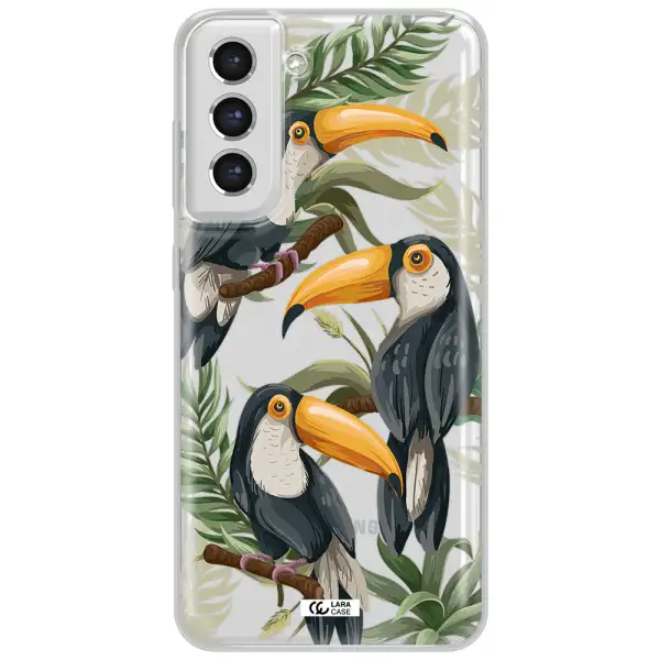 Tropical Bird Samsung S21 Fe Clear Tpu Case