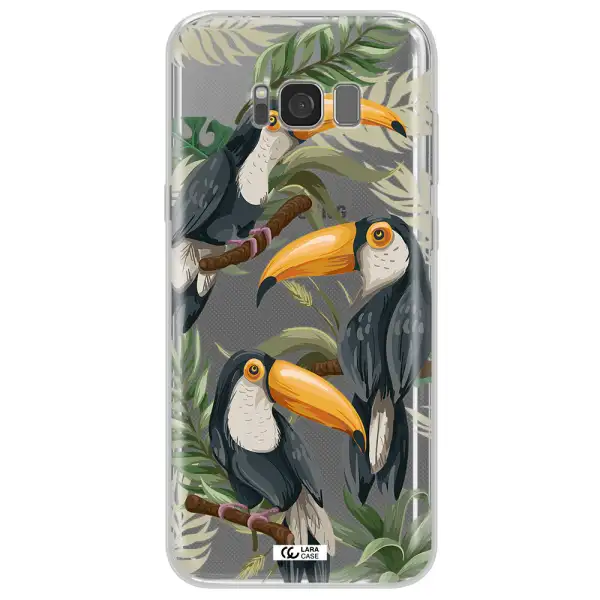 Tropical Bird Samsung S8 Clear TPU Case