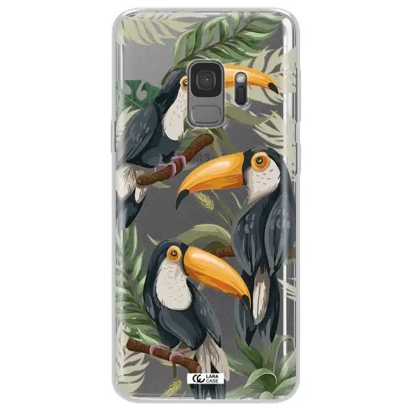 Tropical Bird Samsung S9 Clear TPU Case