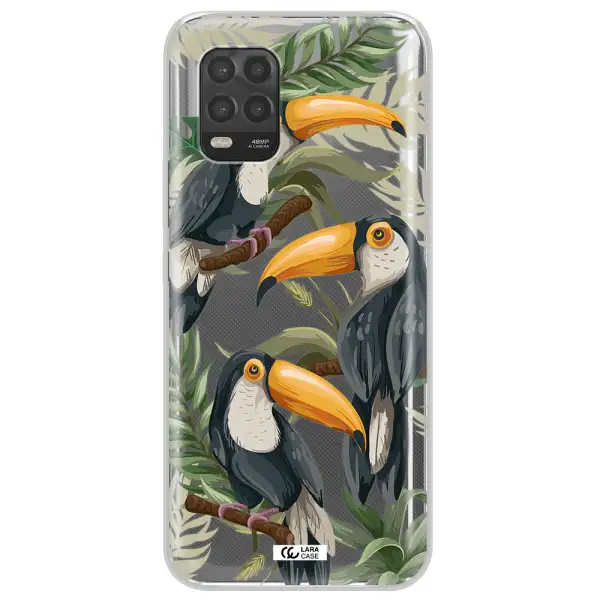 Tropical Bird Xiaomi Mi 10 Lite Clear TPU Case