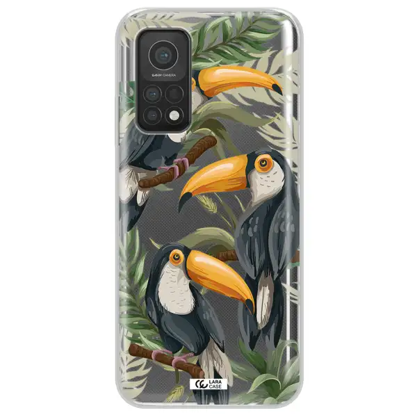 Tropical Bird Xiaomi Mi 10T Clear TPU Case