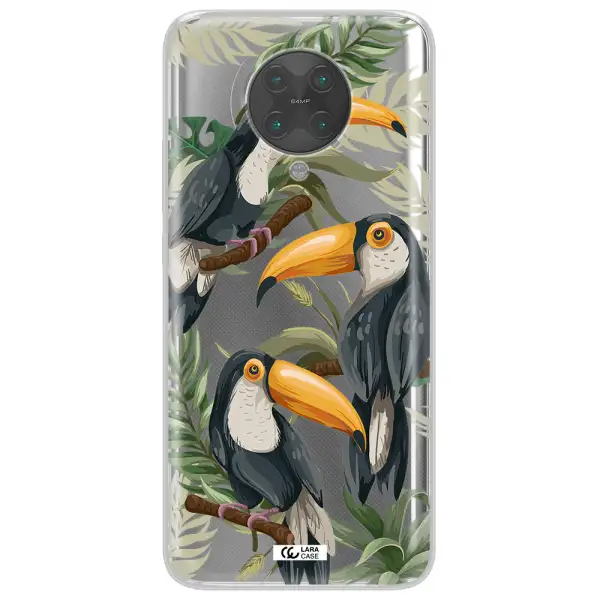 Tropical Bird Xiaomi Poco F2 Pro Clear TPU Case