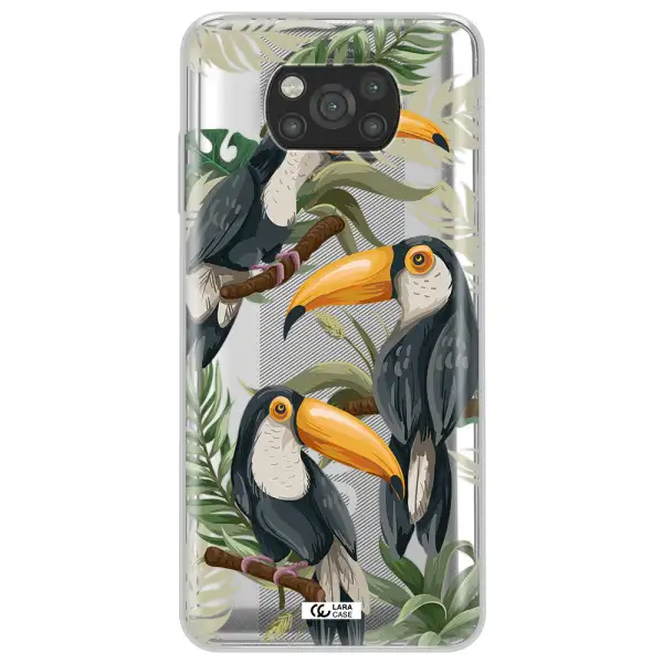 Tropical Bird Xiaomi Poco X3 Clear TPU Case
