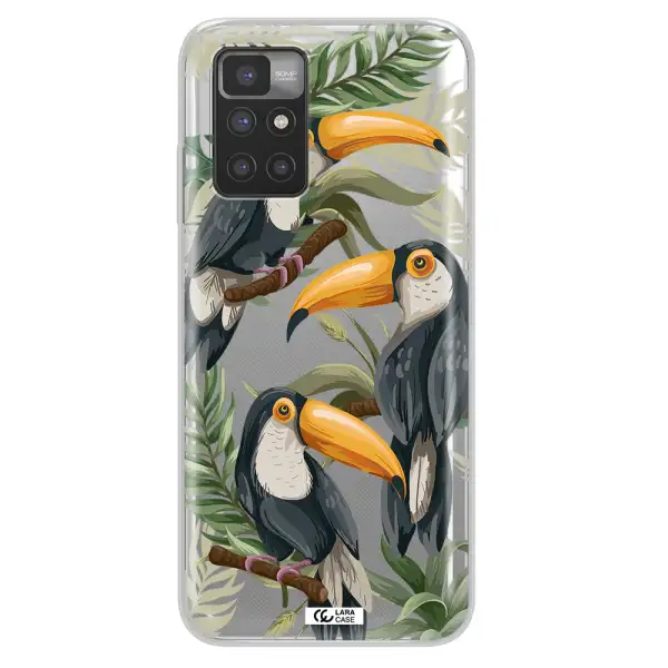 Tropical Bird Xiaomi Redmi 10 Clear TPU Case