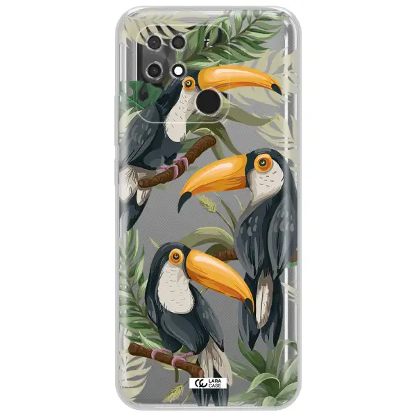 Tropical Bird Xiaomi Redmi 10C Clear TPU Case