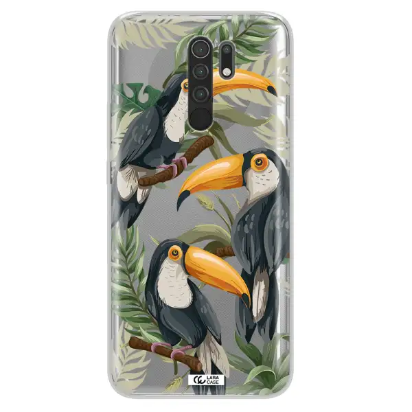 Tropical Bird Xiaomi Redmi 9 Clear TPU Case