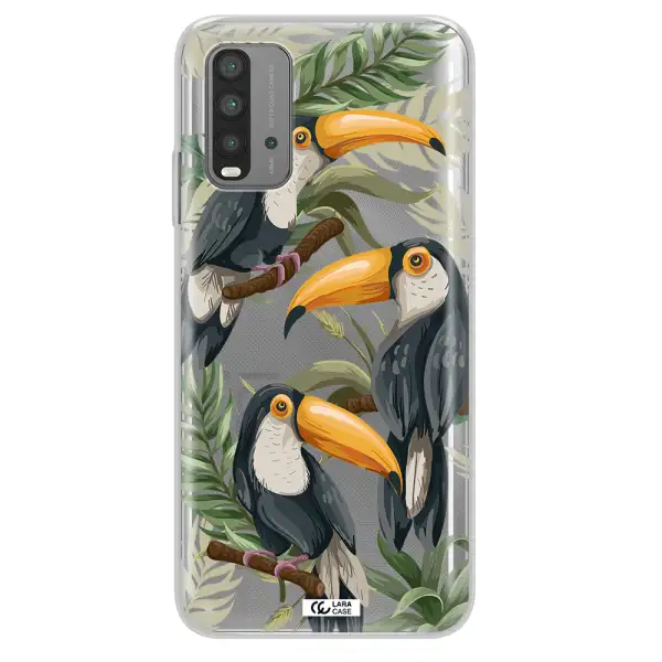 Tropical Bird Xiaomi Redmi 9T Clear TPU Case