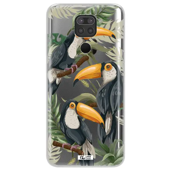 Tropical Bird Xiaomi Redmi Note 9 Clear TPU Case