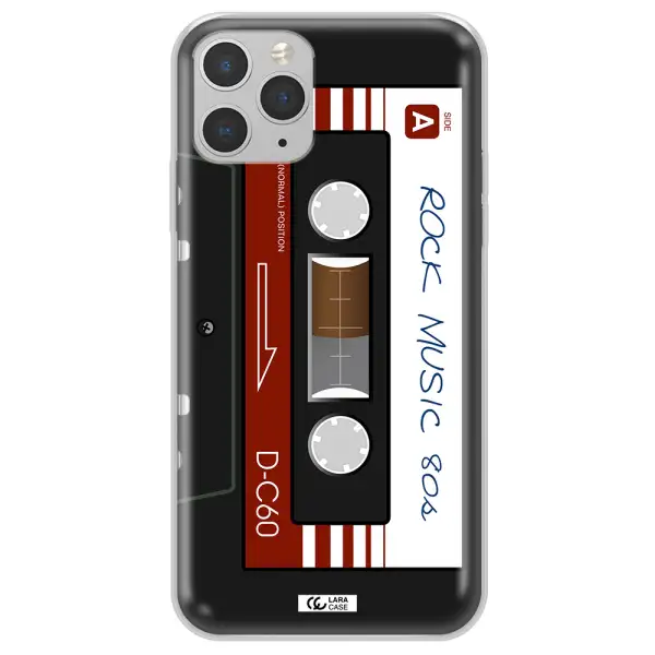 Ruck Music Cassette Apple iPhone 11 pro max Clear TPU Case
