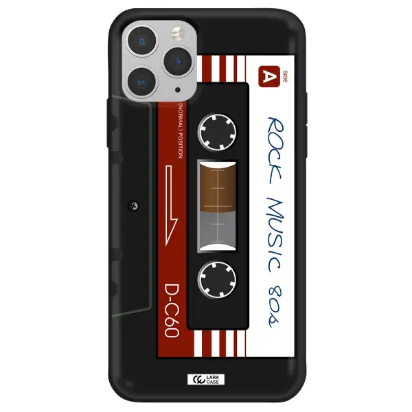 Ruck Music Cassette Apple iPhone 11 pro max Silicone black Case