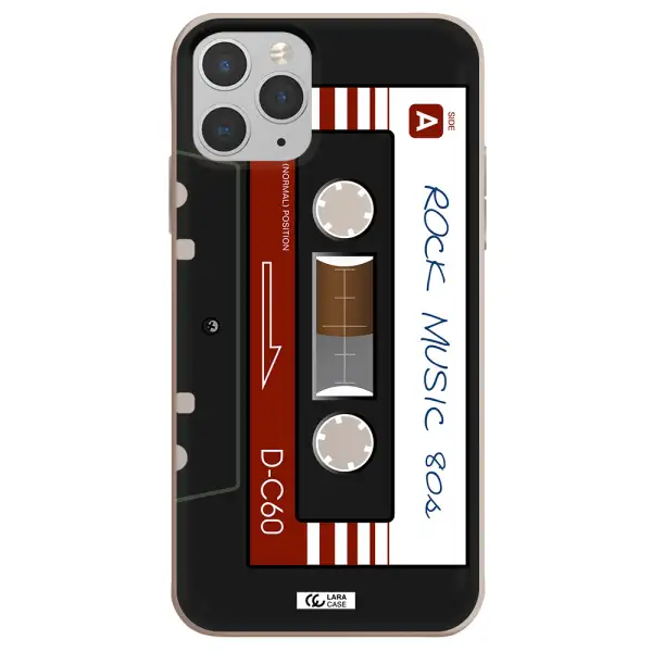 Ruck Music Cassette Apple iPhone 11 pro max Silicone Stone Case