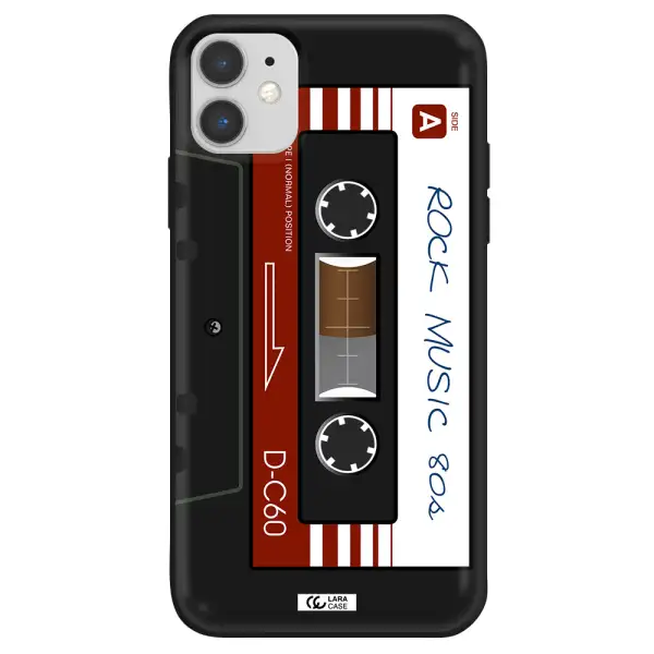 Ruck Music Cassette Apple iPhone 11 Silicone black Case