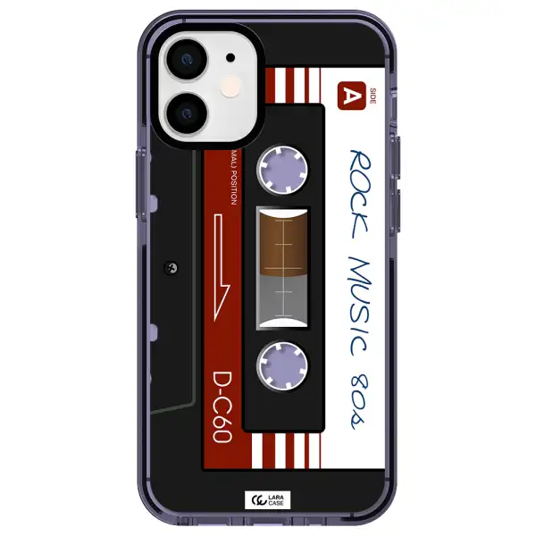 Ruck Music Cassette Apple iPhone 12 mini impact Lilac Case