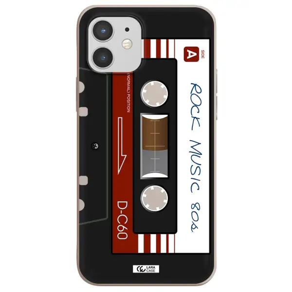 Ruck Music Cassette Apple iPhone 12 Silicone Stone Case