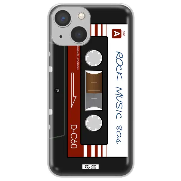 Ruck Music Cassette Apple iPhone 13 Clear TPU Case