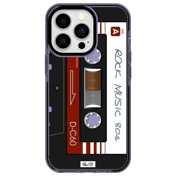 Ruck Music Cassette Apple iPhone 13 Pro impact Lilac Case