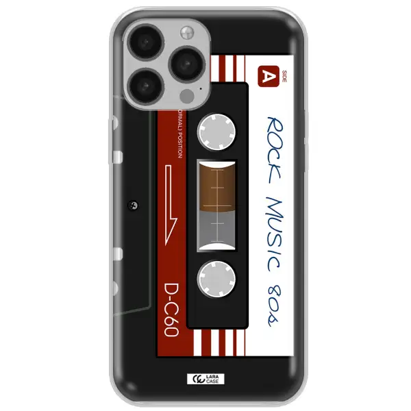 Ruck Music Cassette Apple iPhone 13 Pro Max Clear TPU Case