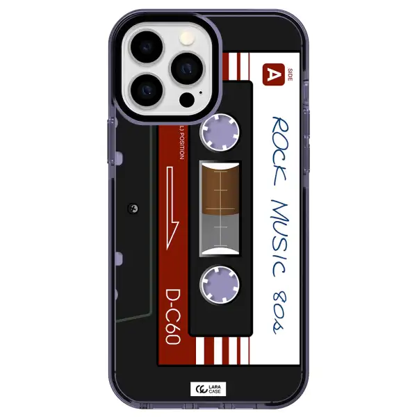 Ruck Music Cassette Apple iPhone 13 Pro Max impact Lilac Case