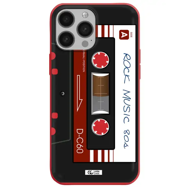 Ruck Music Cassette Apple iPhone 13 Pro Silicone Imperial Red Case