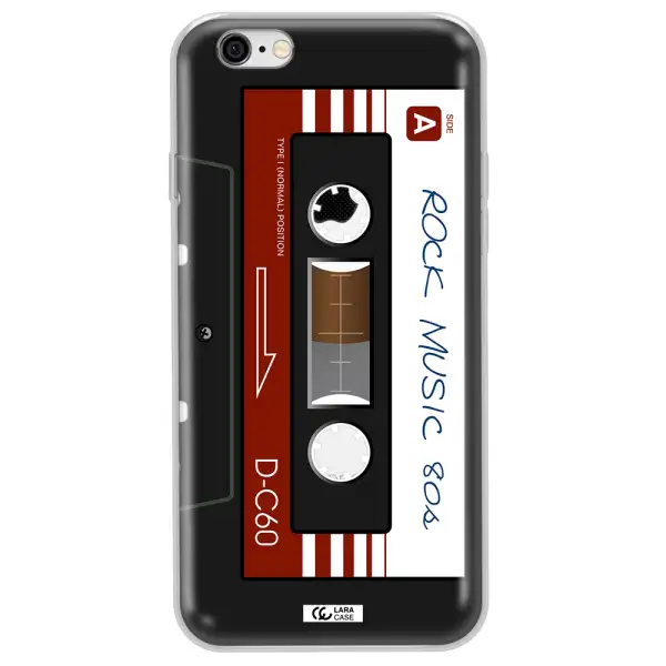 Ruck Music Cassette Apple iPhone 6 Clear TPU Case