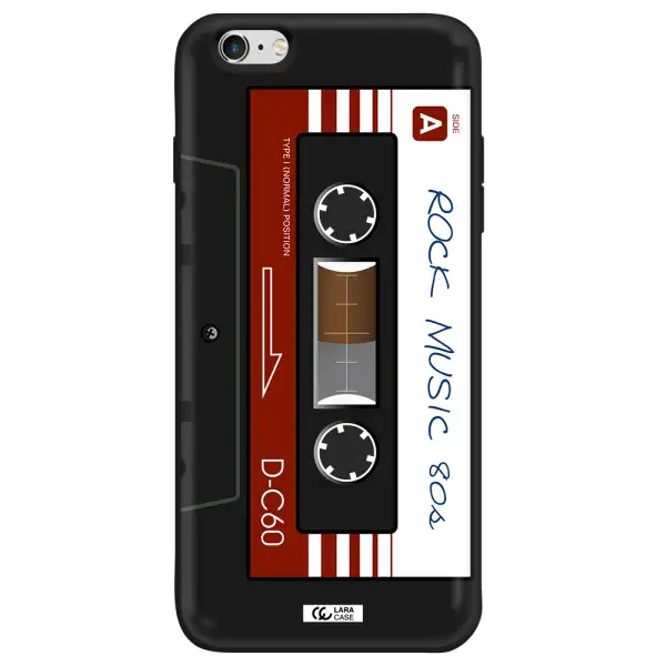 Ruck Music Cassette Apple iPhone 6 plus Silicone black Case