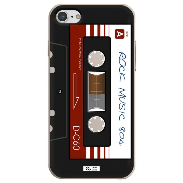 Ruck Music Cassette Apple iPhone 7 Silicone Stone Case