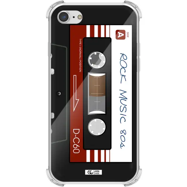 Ruck Music Cassette Apple iPhone 8 Clear PC Case