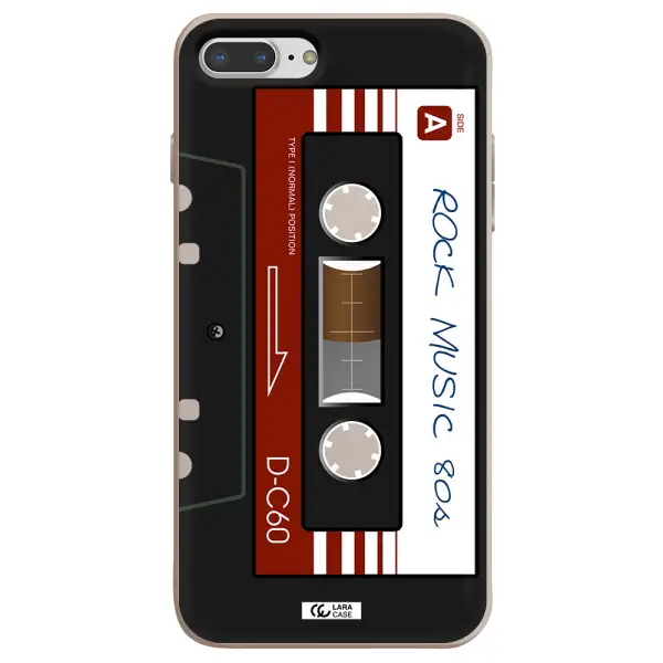 Ruck Music Cassette Apple iPhone 8 plus Silicone Stone Case