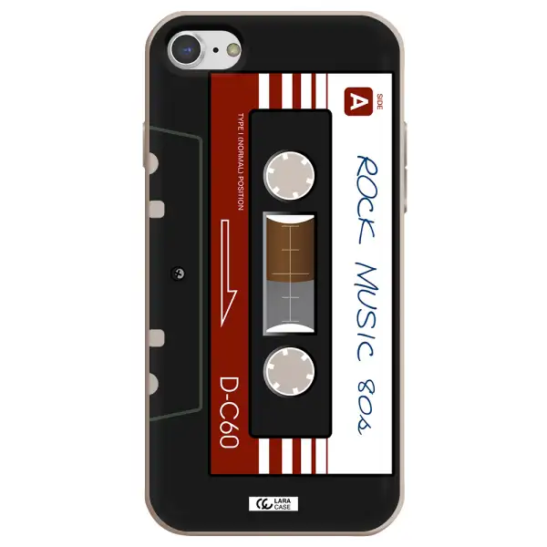 Ruck Music Cassette Apple iPhone 8 Silicone Stone Case
