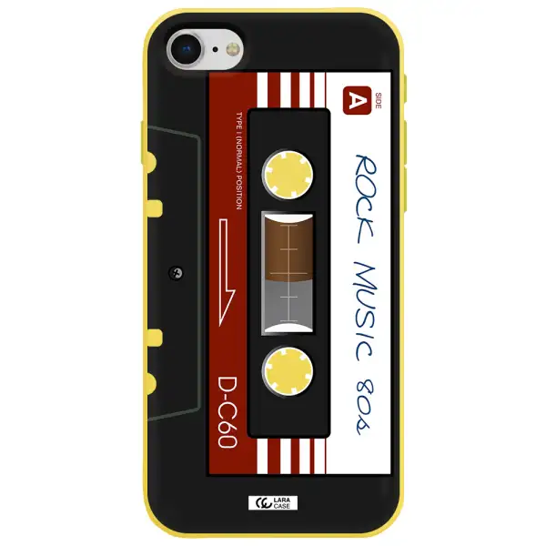 Ruck Music Cassette Apple iPhone se 2020 Silicone canary yellow Case