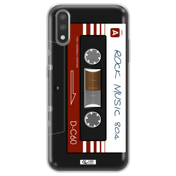 Ruck Music Cassette Samsung A01 Clear TPU Case