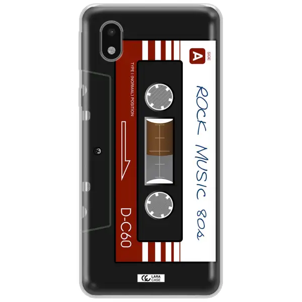 Ruck Music Cassette Samsung A01 Core Clear Tpu Case