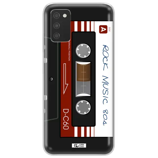Ruck Music Cassette Samsung A03S Clear TPU Case