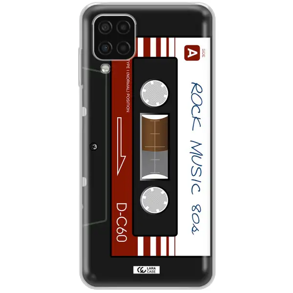 Ruck Music Cassette Samsung A12 4g Clear TPU Case