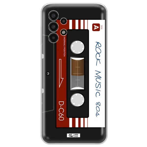 Ruck Music Cassette Samsung A13 4g Clear TPU Case
