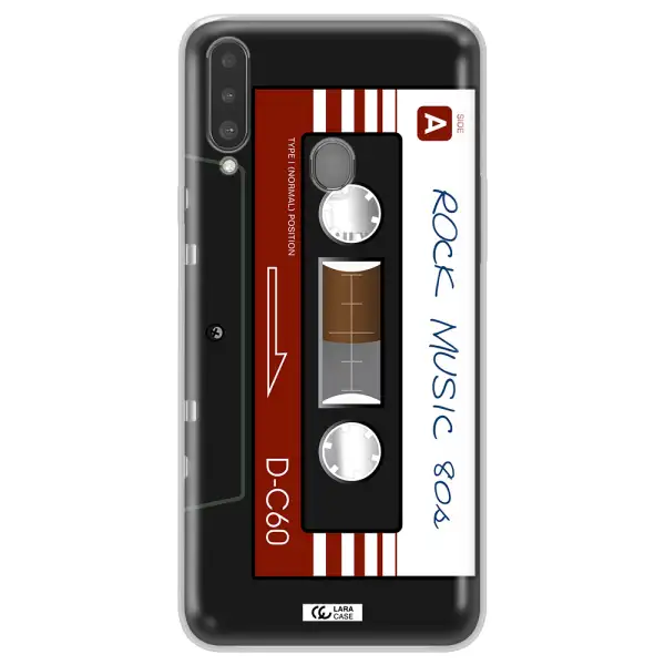 Ruck Music Cassette Samsung A20S Clear TPU Case