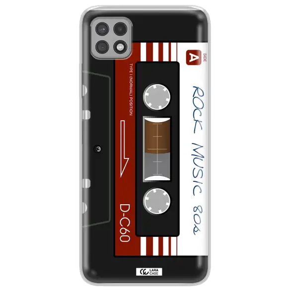 Ruck Music Cassette Samsung A22 5g Clear TPU Case