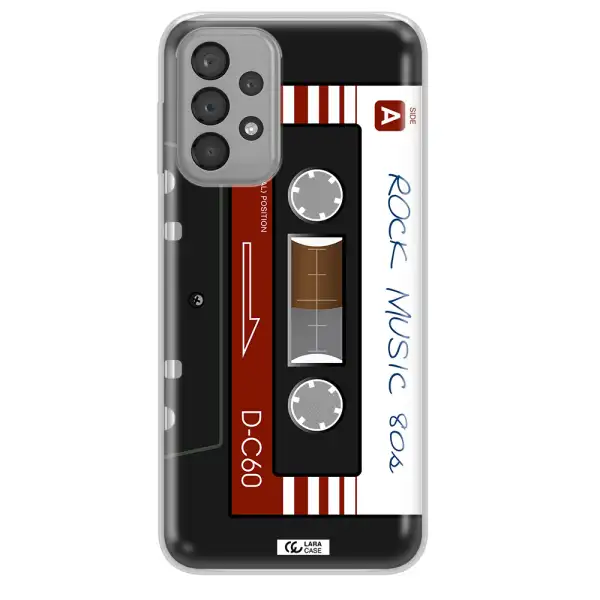 Ruck Music Cassette Samsung A33 Clear TPU Case