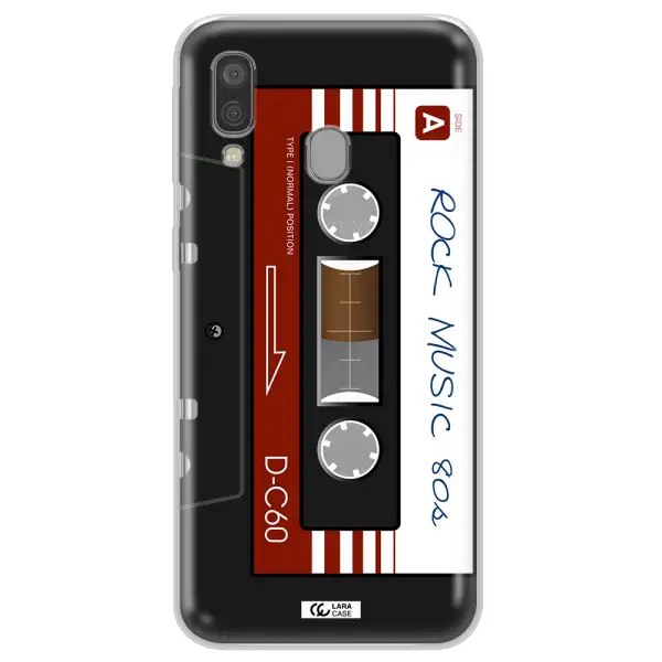 Ruck Music Cassette Samsung A40 Clear TPU Case