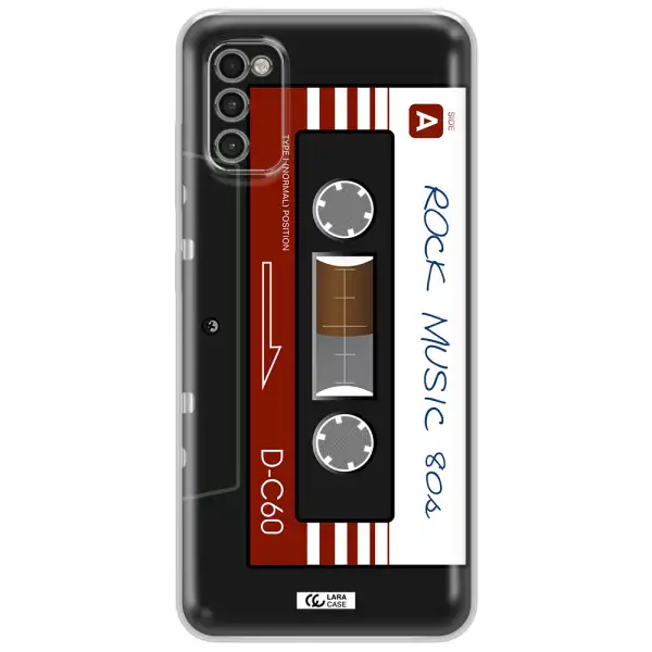 Ruck Music Cassette Samsung A41 Clear Tpu Case