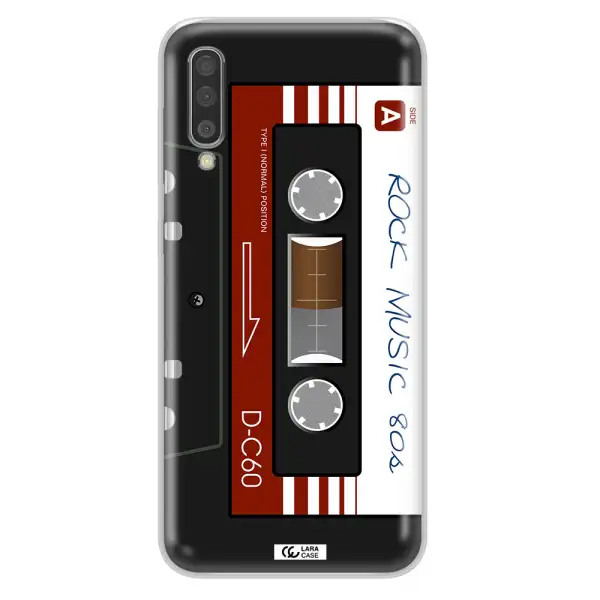 Ruck Music Cassette Samsung A50 Clear TPU Case
