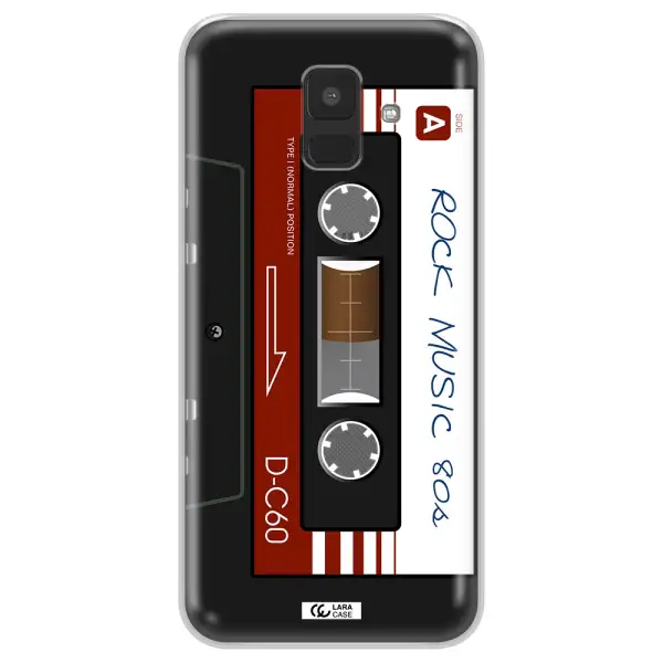 Ruck Music Cassette Samsung A6 Clear TPU Case