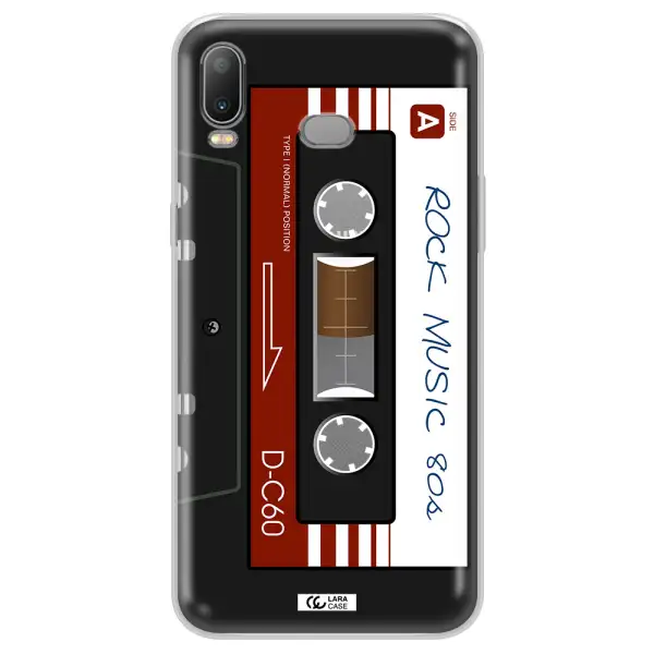 Ruck Music Cassette Samsung A6S Clear TPU Case