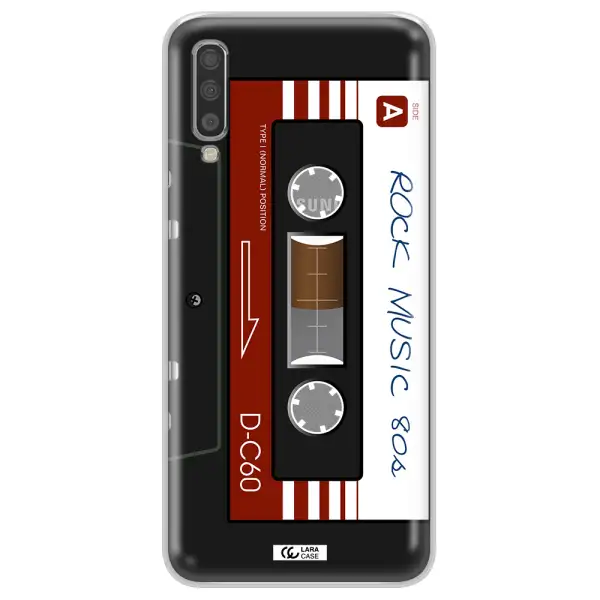 Ruck Music Cassette Samsung A70 Clear TPU Case