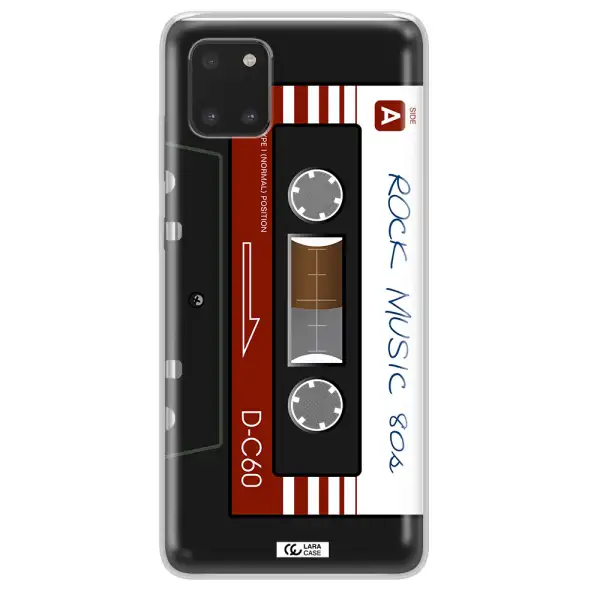 Ruck Music Cassette Samsung A81 Clear TPU Case
