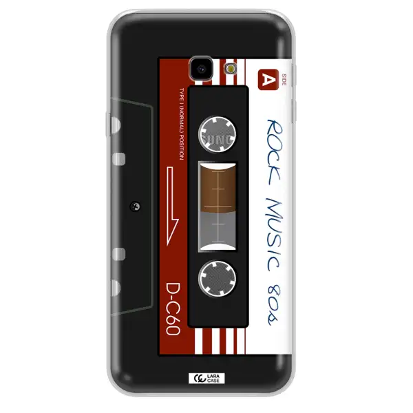 Ruck Music Cassette Samsung J4 Plus Clear TPU Case