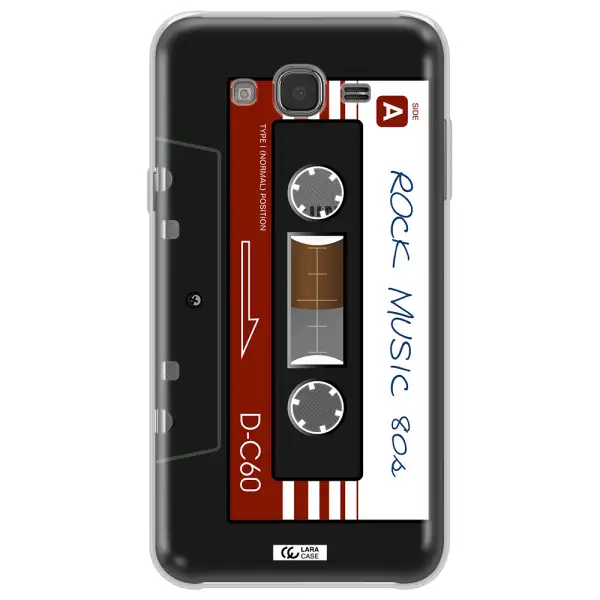 Ruck Music Cassette Samsung J7 Core Clear TPU Case
