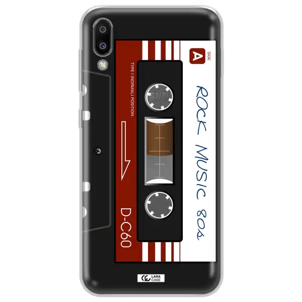 Ruck Music Cassette Samsung M10 Clear TPU Case