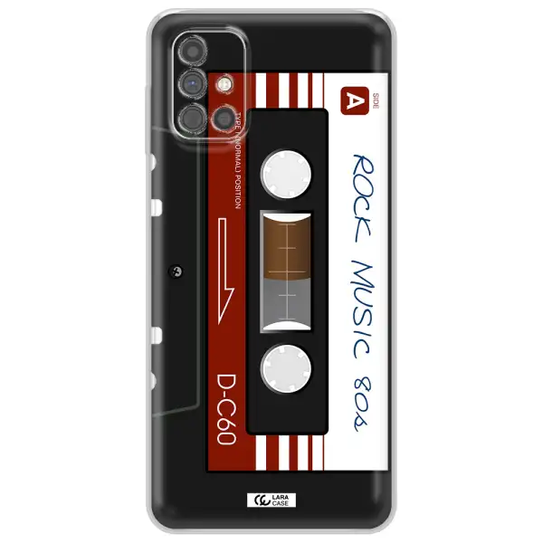 Ruck Music Cassette Samsung M51 Clear TPU Case